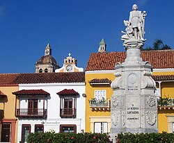 Plaza de la Aduana square. Cartagena la heróica