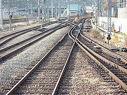 A dual-gauge switch in Japan