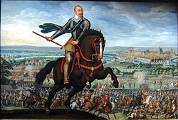 Gustavus Adolphus of Sweden at Breitenfeld in 1631