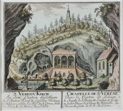 Hermitage near Solothurn, where she is said to have resided.