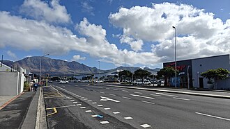 Road infrastructure in the suburb of Dreyersdal