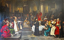 Jan Hus at the Council of Constance, a portrait by Václav Brožík