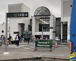 Outside of T1 departures