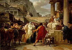 Caius Furius Cressinus Accused of Sorcery, Jean-Pierre Saint-Ours, 1792