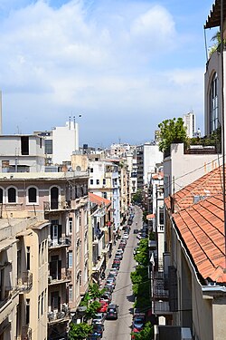 Typical Beiruti homes in an alley (زقاقة الدبس) near Rue Gouraud, Gemmayzeh