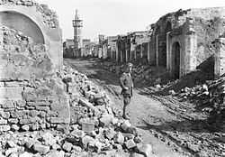 Gaza in ruins, February 1918