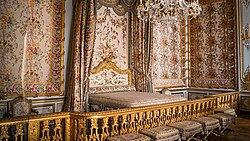 The queens bedchamber, Versailles Palace