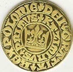Legend reads: outer ring "DEI GRATIA REX POLONIE"; inner ring "KAZIMIRVS PRIMUS"