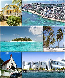 San Andrés Island montage