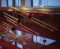 Alto, tenor and bass sackbuts, Museu de la Música de Barcelona