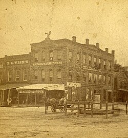 The Telegraph printing house in Macon, Georgia, c. 1876