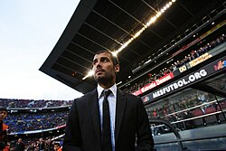 Pep Guardiola's reign at Barcelona (2008–2012) marked one of the most successful eras in the history of the club and its youth academy.[28][29][30]