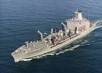 USNS Big Horn, an underway replenishment oiler.
