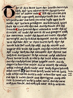 The Brokmerbrief, an Old Frisian text from 1345