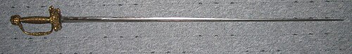Typical smallsword of the 1740s
