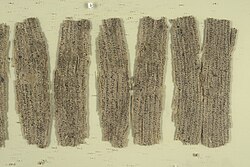 Gandhara birchbark scroll fragments (c. 1st century) from British Library Collection
