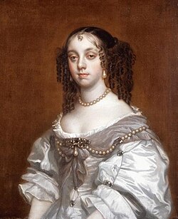 Queen Catherine of Braganza, wife of Charles II of England, credited with introducing the English to tea-drinking, popular with the Portuguese nobility.