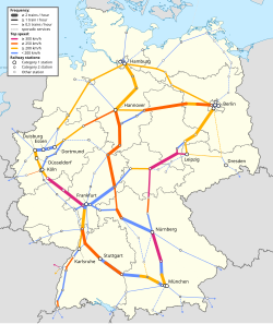 Similar to the above map, also showing frequencies