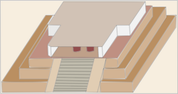 The structure B1-2 in the phase 3B, in Early Postclassic