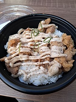 An instant takeout meal from a convenience store in Indonesia (2025)
