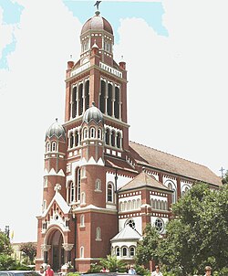 The Cathedral of Saint John the Evangelist in Lafayette, Louisiana