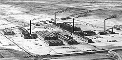 The factories of the German firm BASF, in 1866.