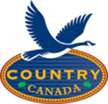 Channel logo under the name Country Canada (2001-2002)