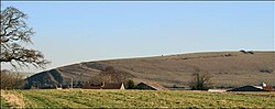 View of Winkelbury from the west