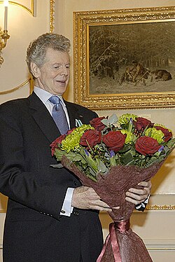 Receiving the Order of Friendship in Moscow, Russia, in 2004