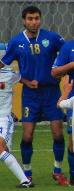 Kapadze with Uzbekistan in 2009
