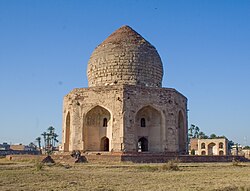 The Tomb of Asif Khan was one of several monuments plundered for its precious building materials during the Sikh period.[79][92]